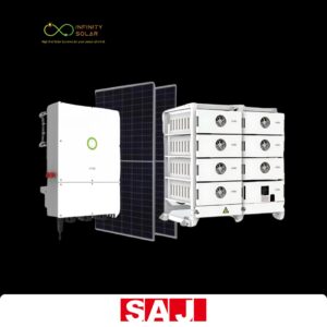 SAJ 50KW with 57KW Battery (3 Phase High Voltage)